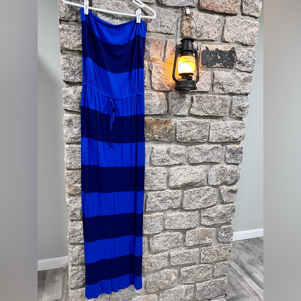 Old Navy Maxi Strapless Dress - size S - Royal/Navy Blue